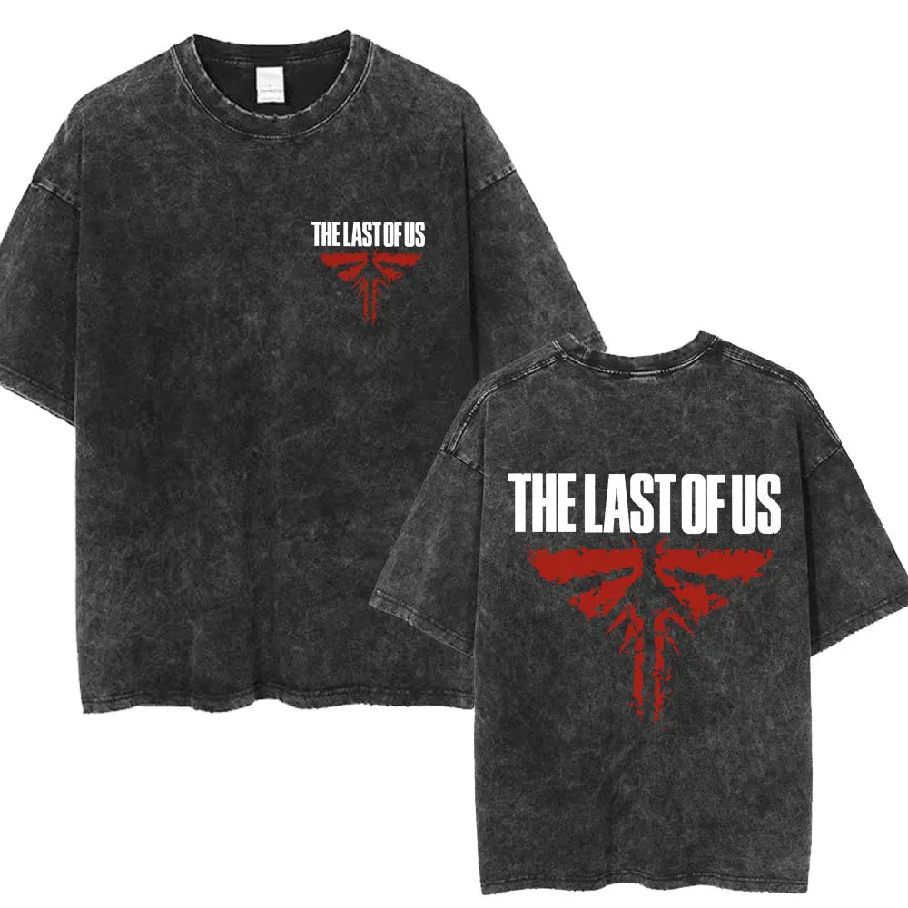 The Last of Us Red Firefly Inspired Vintage Cotton Tshirt