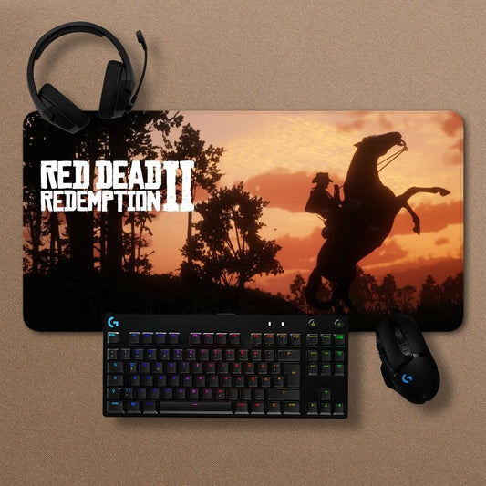Red Dead Redemption 2 Premium Handmade Mousepads - Option 6 / 180x220x2mm Available at 2Fast2See.co