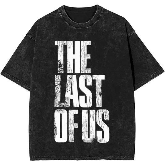 The Last of Us Logo Vintage Washed Tshirt