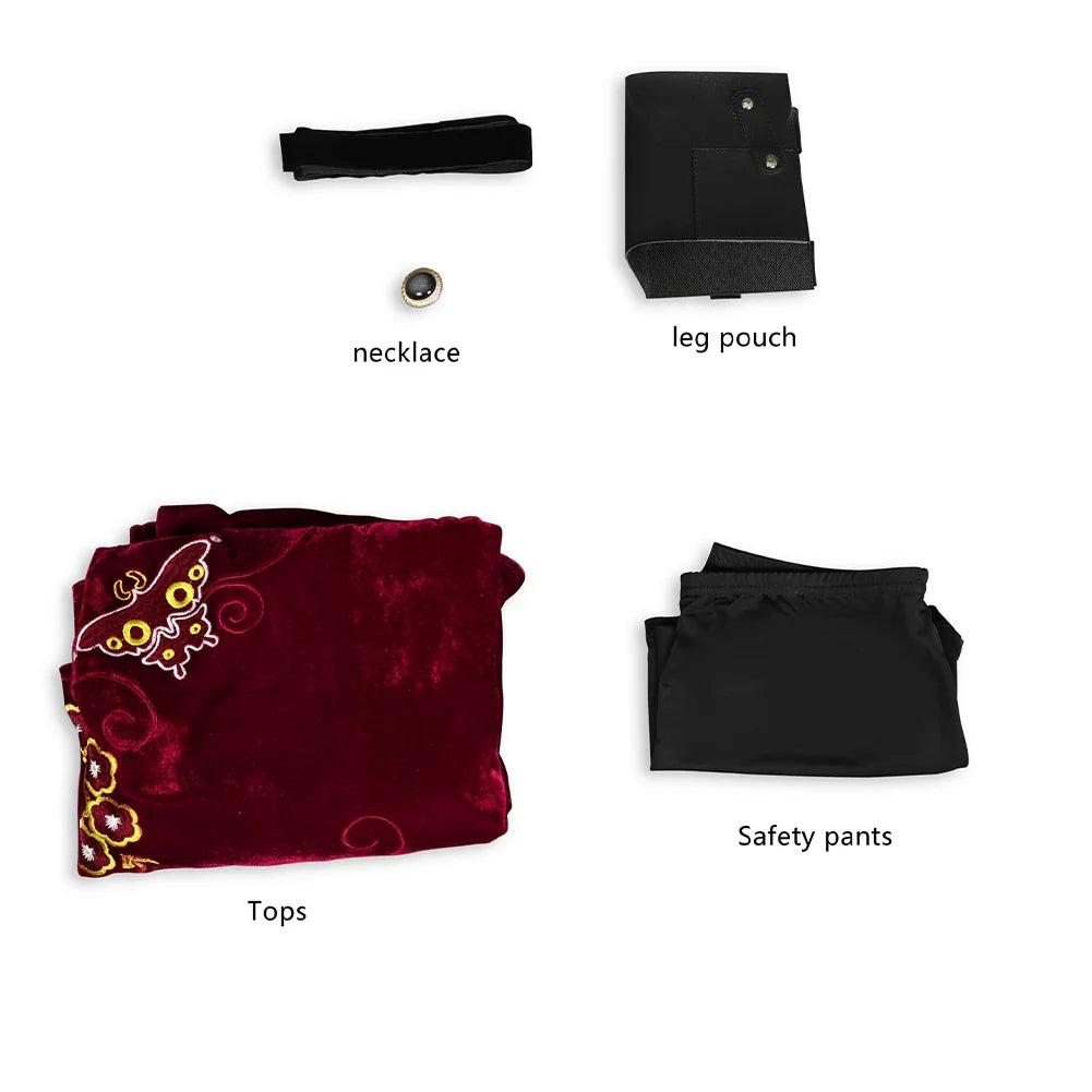 Resident Evil 4 Remake Ada Wong Cosplay Dress