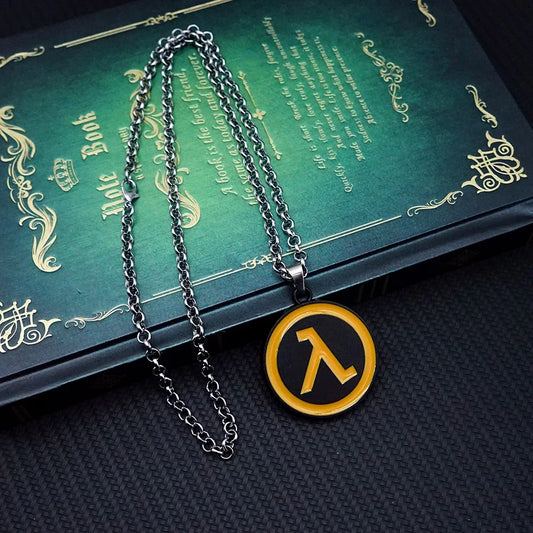 Half-Life Alyx Game Metal Necklaces Jewelry Pendants - Chain Necklace 1 Available at 2Fast2See.co