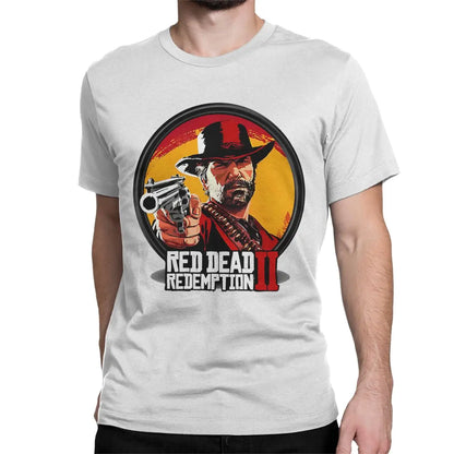 Red Dead Redemption Arthur Morgan Action Game 100% Cotton Tshirt