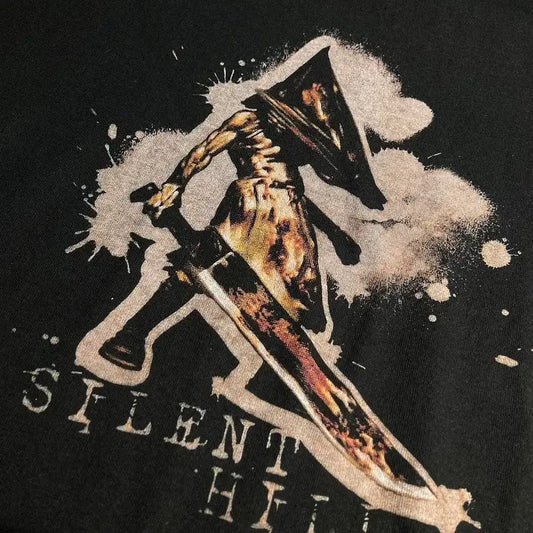 Silent Hill Video Game Limited Print Design Tshirt