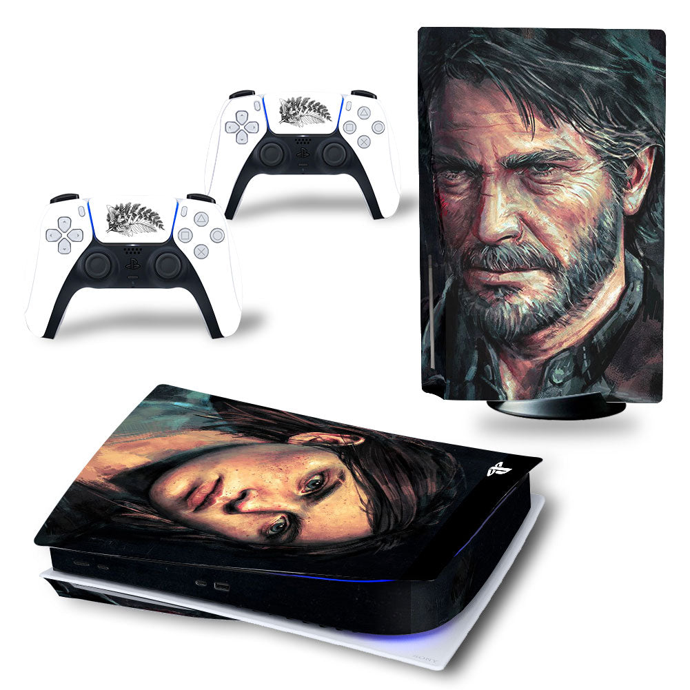 The Last of Us Part 2 Skin Sticker for PS5 Console and Controllers - Skin x 2 / Disc Edition Available at 2Fast2See.co