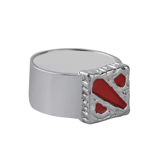 Dota 2 Silver Logo Sign Ring - Default Title Available at 2Fast2See.co