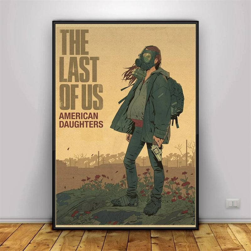 The Last Of Us Vintage Anime Posters - Option 4 / 21x30cm no frame Available at 2Fast2See.co
