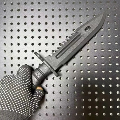 Resident Evil 4 Leon's Melee Knife Weapon 30cm Black M9 Military Knife Prop