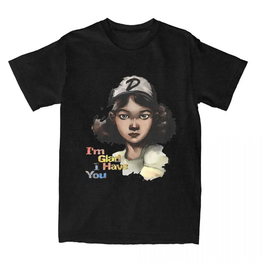 The Walking Dead Telltale I'm Glad I Have You Clementine Tshirt - Black / S Available at 2Fast2See.co