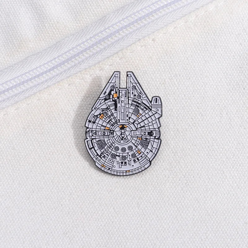 Star Wars The Millennium Falcon Spacecraft Enamel Pin