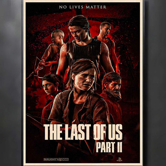 The Last of Us Part 2 Ellie x Abby Poster - Available at 2Fast2See.co
