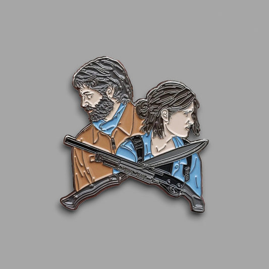 The Last Of Us Part II Ellie & Joel Enamel Pin - Available at 2Fast2See.co