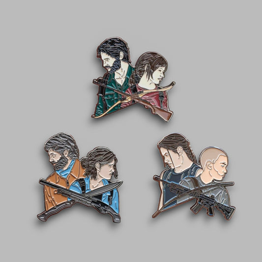 The Last of Us Set of 3 Limited Edition Enamel Pins - Available at 2Fast2See.co