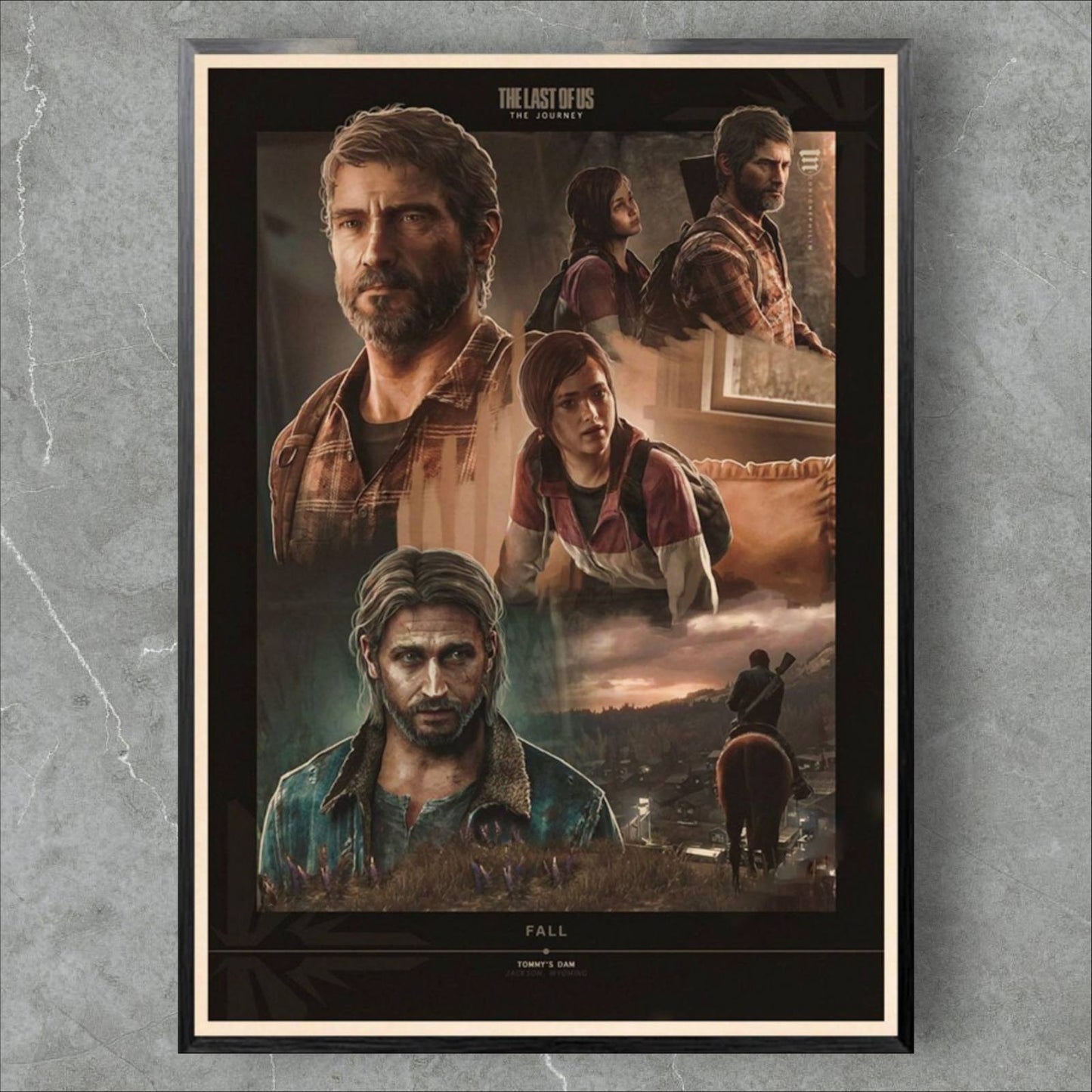 The Last of Us Aesthetic Poster Joel x Tommy - Available at 2Fast2See.co