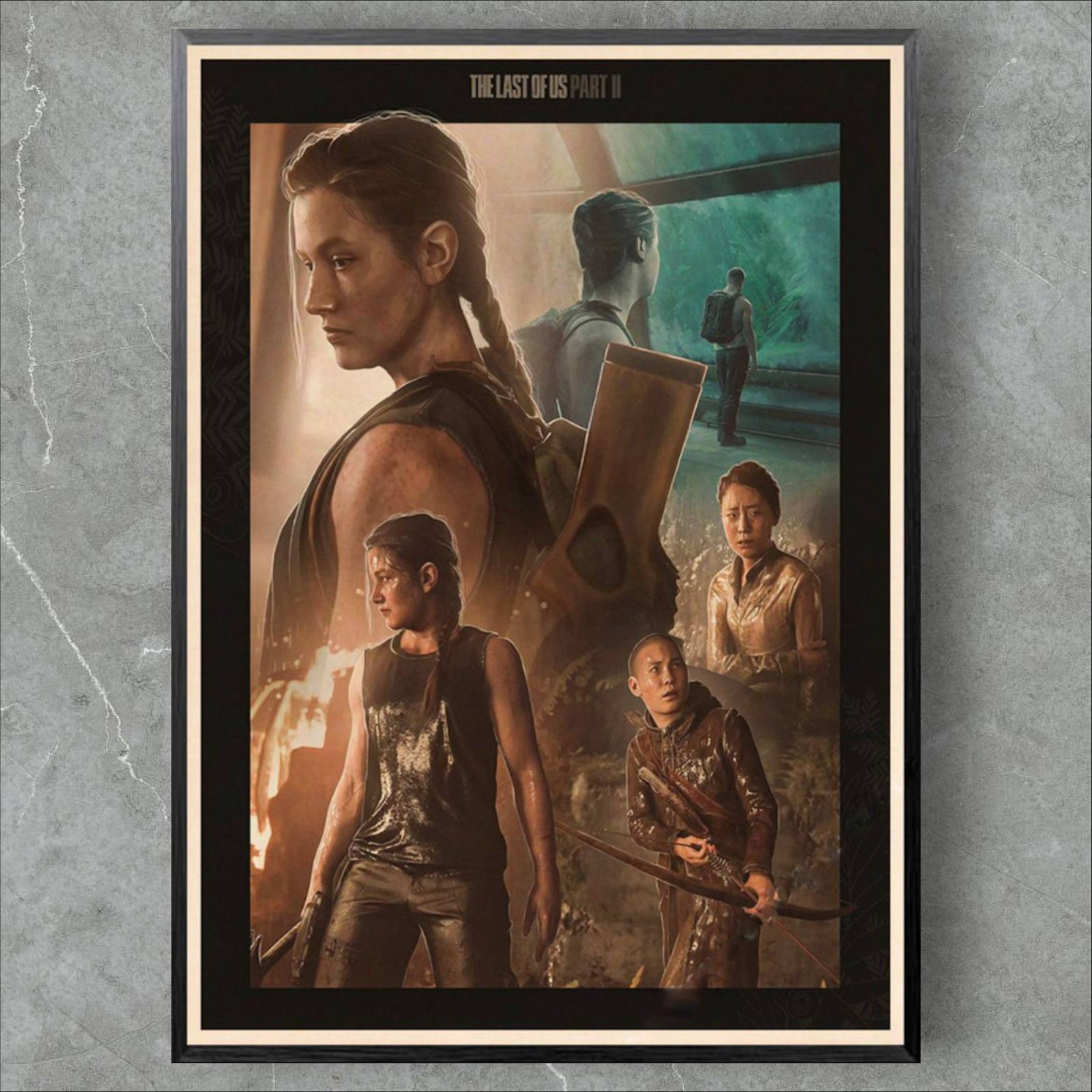 The Last of Us Aesthetic Poster Abby - 21x30cm Available at 2Fast2See.co