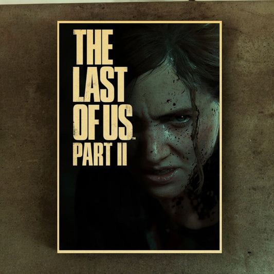 The Last of Us Ellie Part II Retro Poster