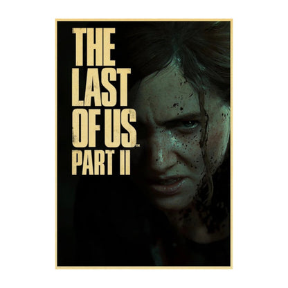 The Last of Us Ellie Part II Retro Poster