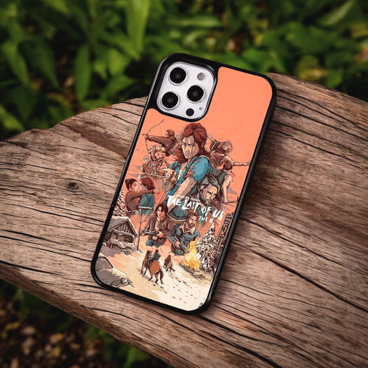 The Last of Us Part II Characters Cartoon Phone Case for iPhone