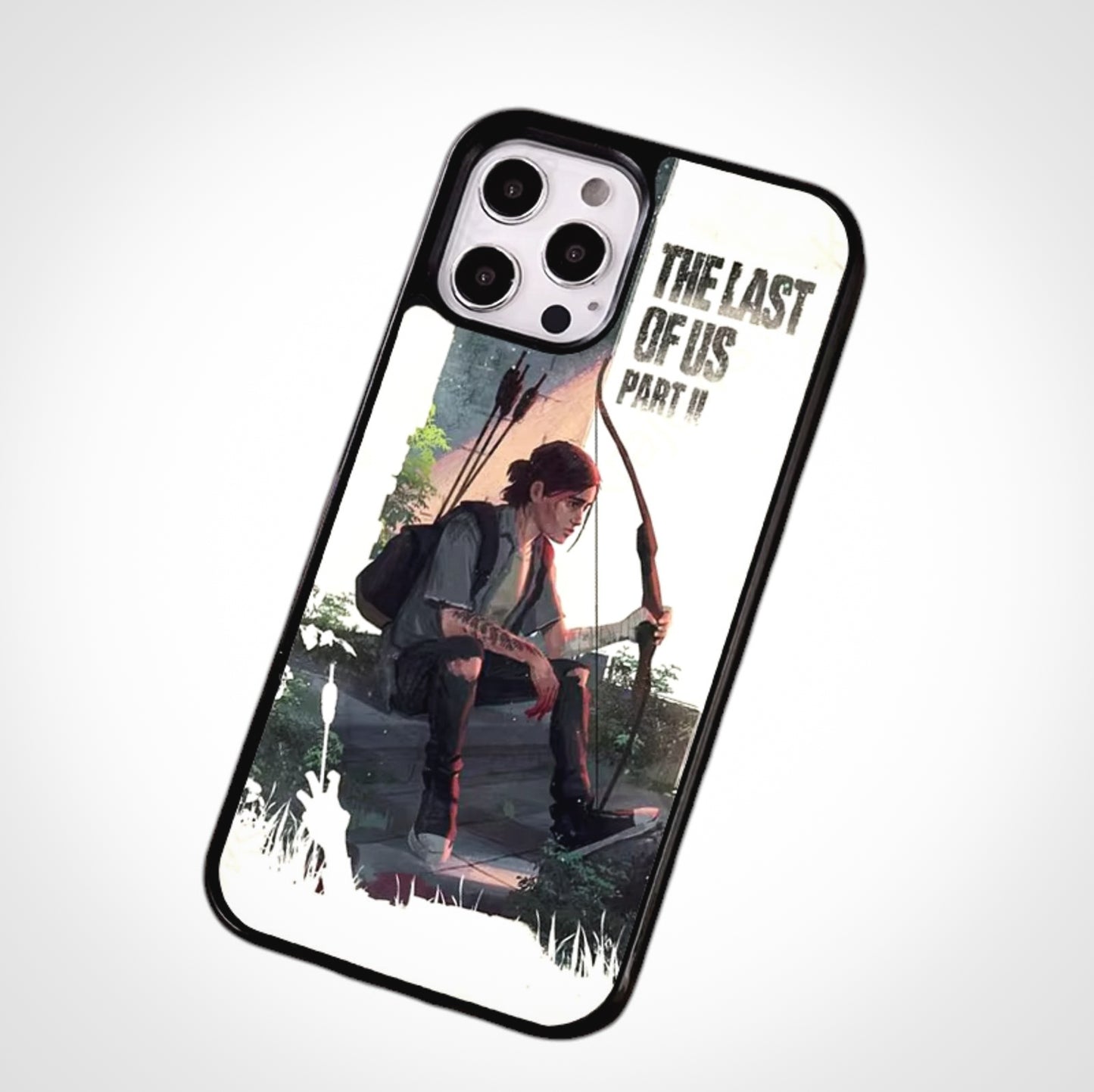 The Last of Us Ellie with Bow Cartoon Phone Case for iPhone