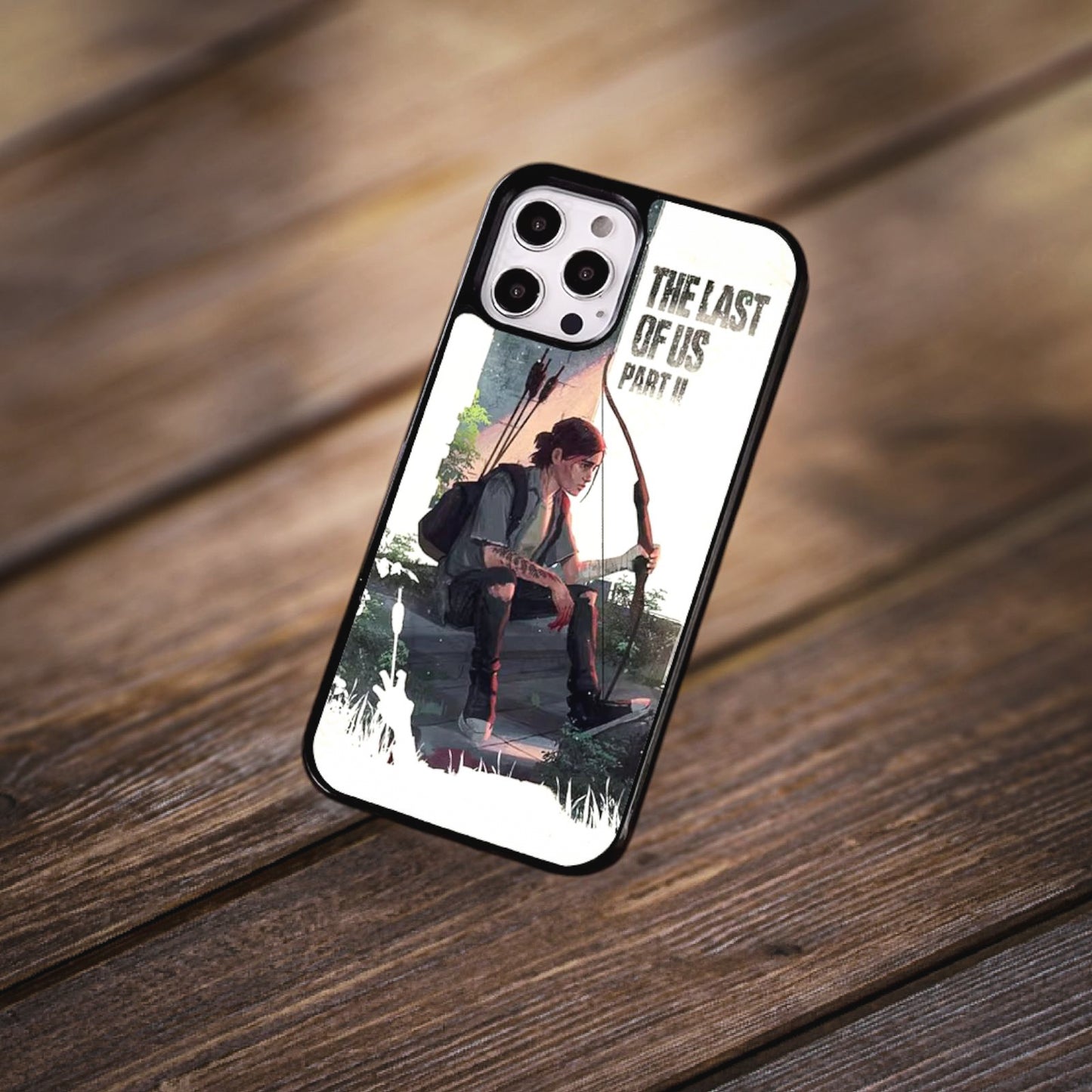 The Last of Us Ellie with Bow Cartoon Phone Case for iPhone