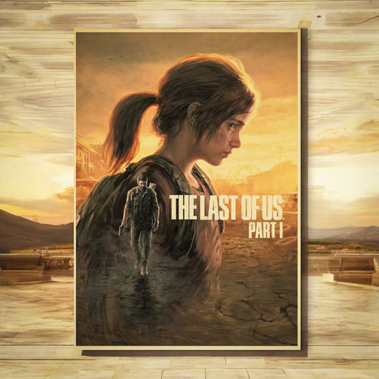 The Last of Us Part I Ellie Retro Poster