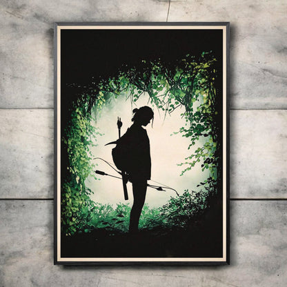 The Last of Us Aesthetic Ellie Poster Design Vintage Paper