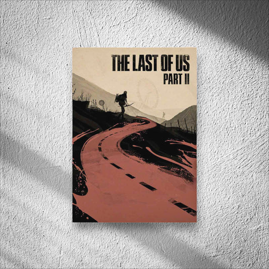 The Last of Us Part II Cartoon Vintage Poster