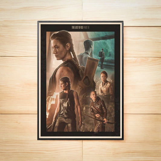 The Last of Us Aesthetic Poster Abby and Lev
