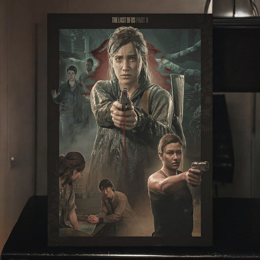 The Last of Us Part II Ellie Williams Vintage Poster