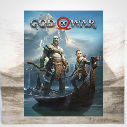 God of War Kratos and Atreus Poster Classic Video Game Poster