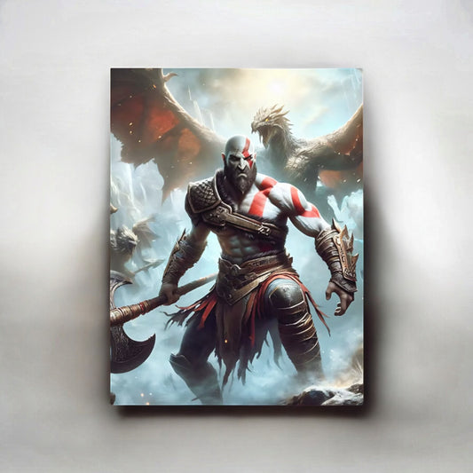 God of War Kratos Poster Classic Video Game Poster