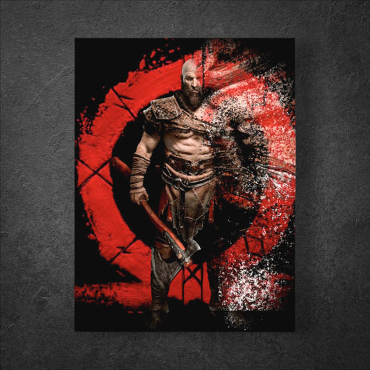 God of War Kratos Poster Classic Video Game Poster