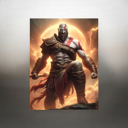 God of War Cinematic Kratos Poster Classic Video Game Poster