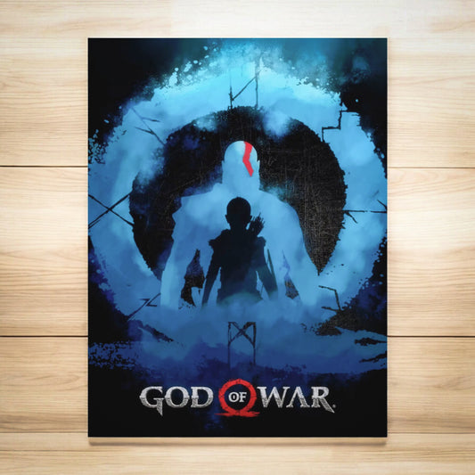 God of War 3 Artistic Kratos & Atreus Poster