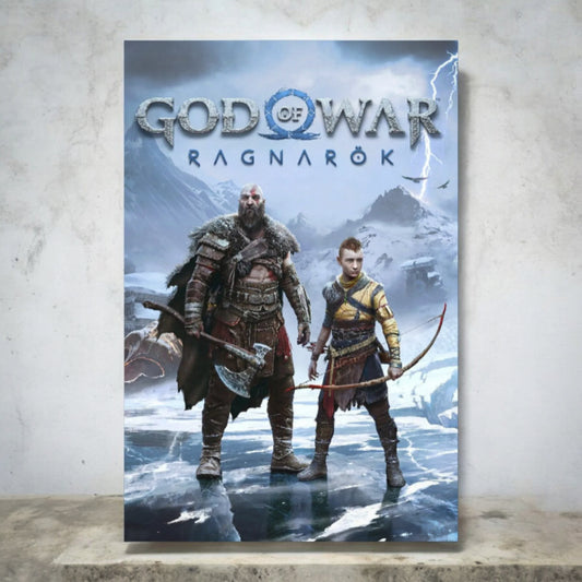 God of War Kratos with Atreus Poster