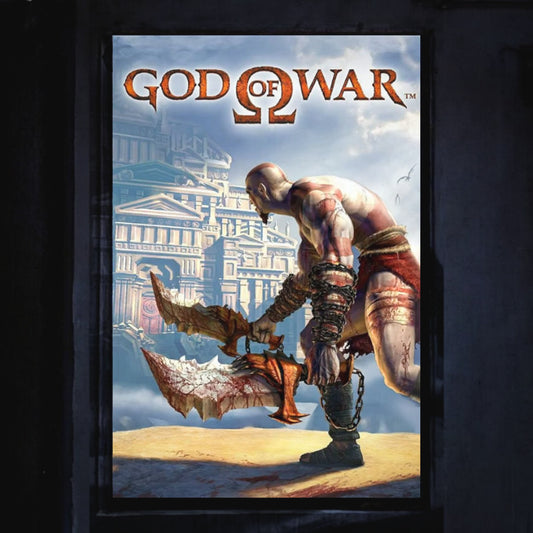 God of War Kratos Inspired Poster