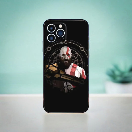 God Of War Kratos Artistic Phone Case For iPhone