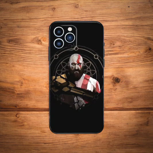 God Of War Kratos Artistic Phone Case For iPhone