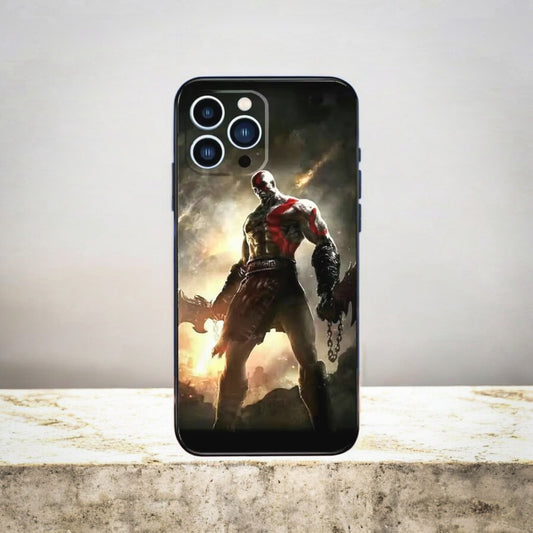 God Of War Kratos Standing Epic Phone Case For iPhone