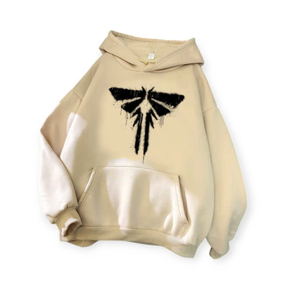 The Last of Us Firefly Cotton Casual Hoodie Khaki