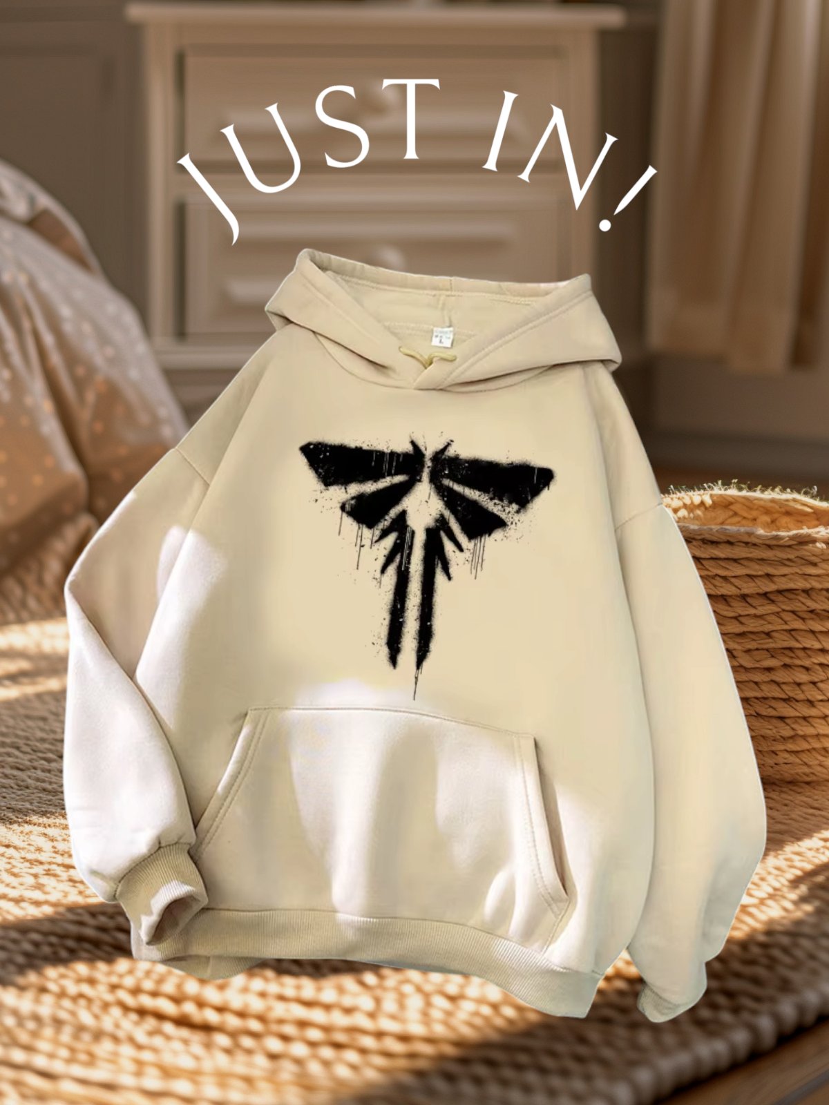 The Last of Us Firefly Cotton Casual Hoodie Khaki