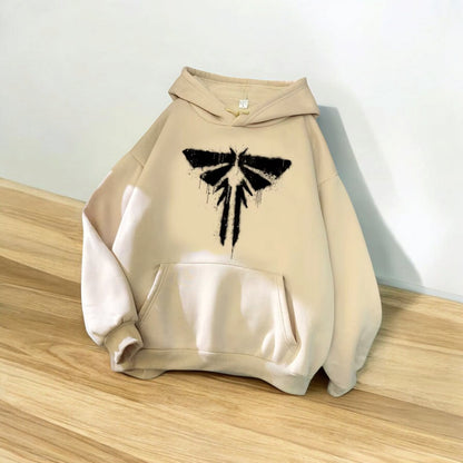 The Last of Us Firefly Cotton Casual Hoodie Khaki