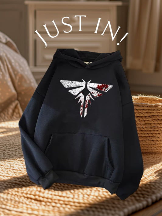 The Last of Us Firefly Cotton Casual Hoodie Khaki