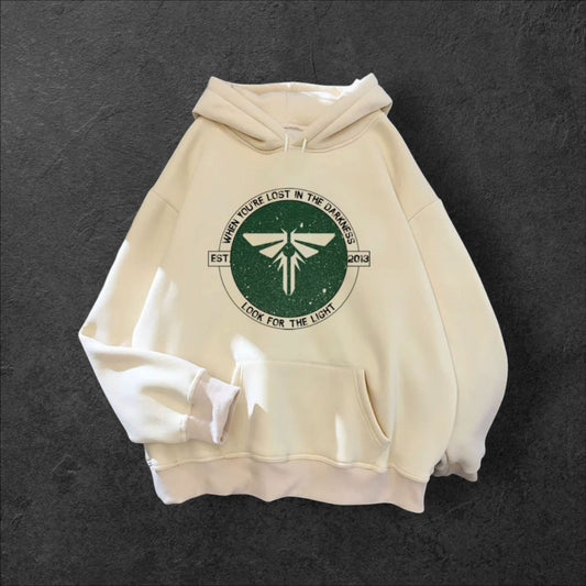 The Last of Us Firefly Endure and Survive Design Khaki Hoodie