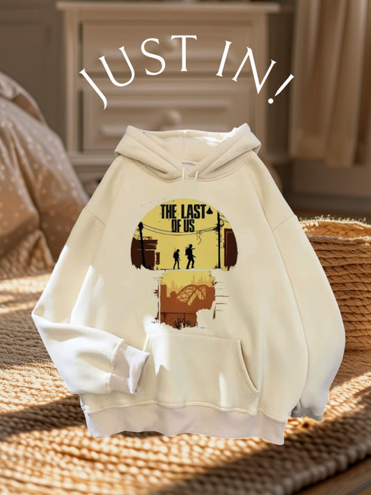 The Last of Us Inspired Hoodie Khaki