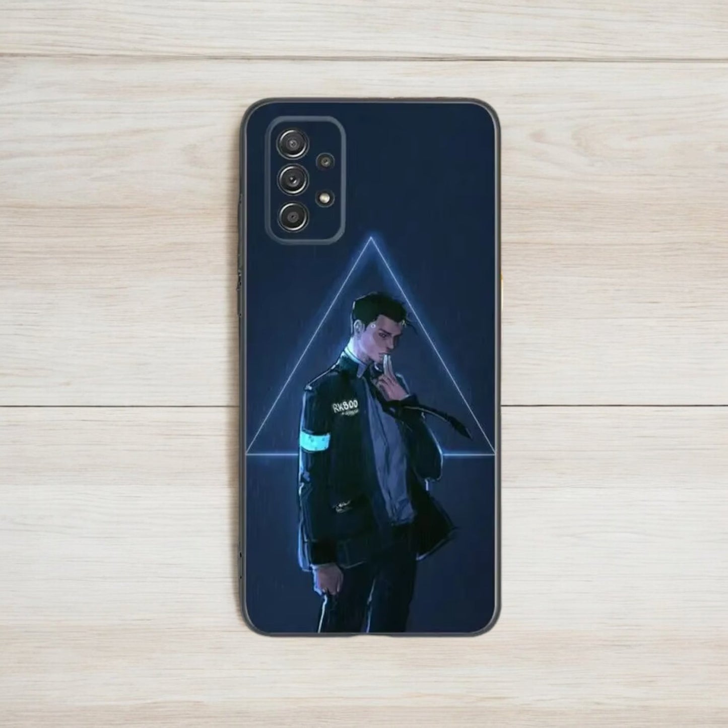 Detroit Become Human Connor Design Phone Case For Samsung A