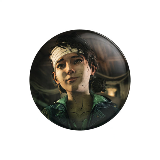 Telltale The Walking Dead Clementine Handmade Round Badge