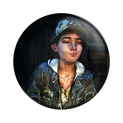 Telltale The Walking Dead Little Clementine Handmade Round Badge