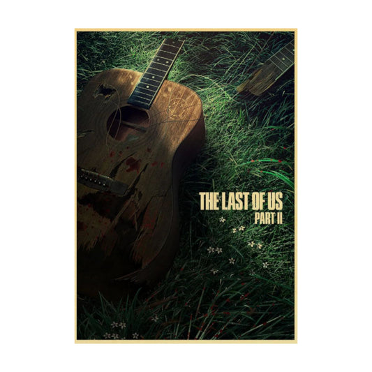 The Last of Us Part II Poster Retro Game Vintage Paper