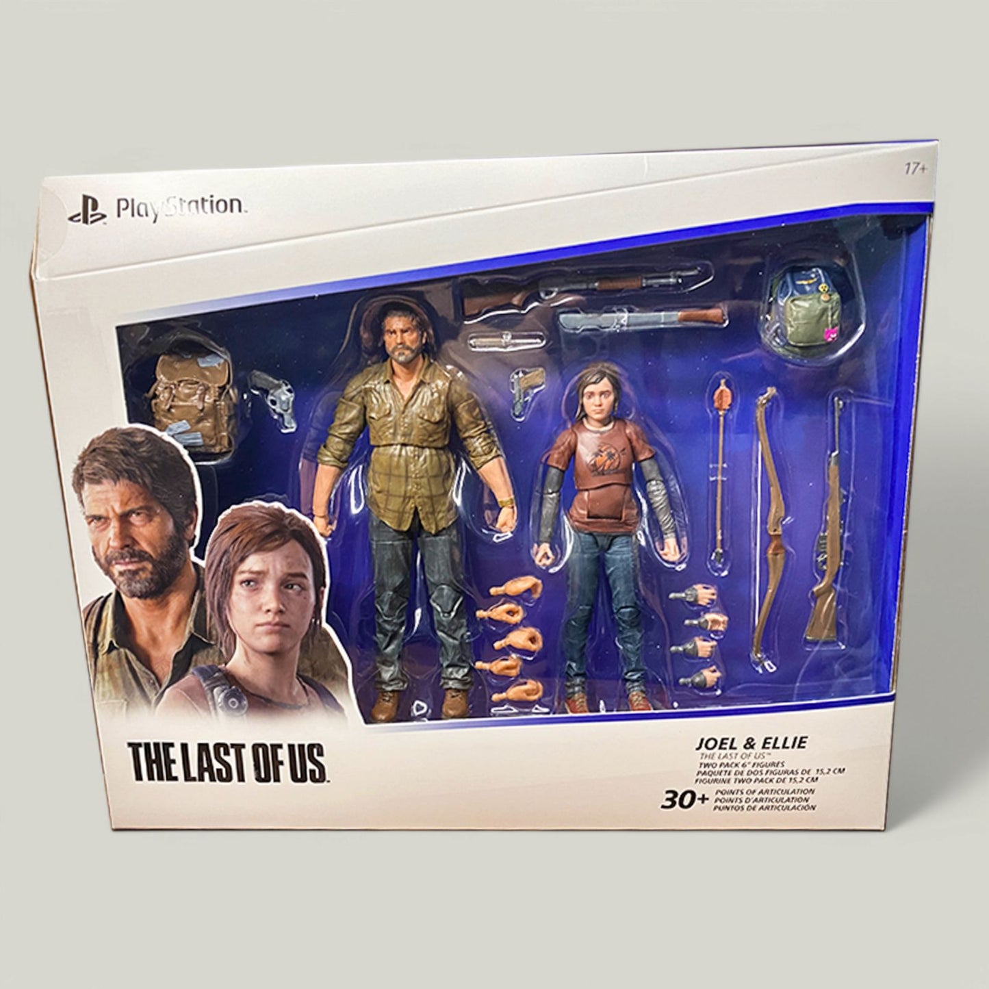 The Last of Us PlayStation Spin Master Joel and Ellie 6” Action Figures Pack