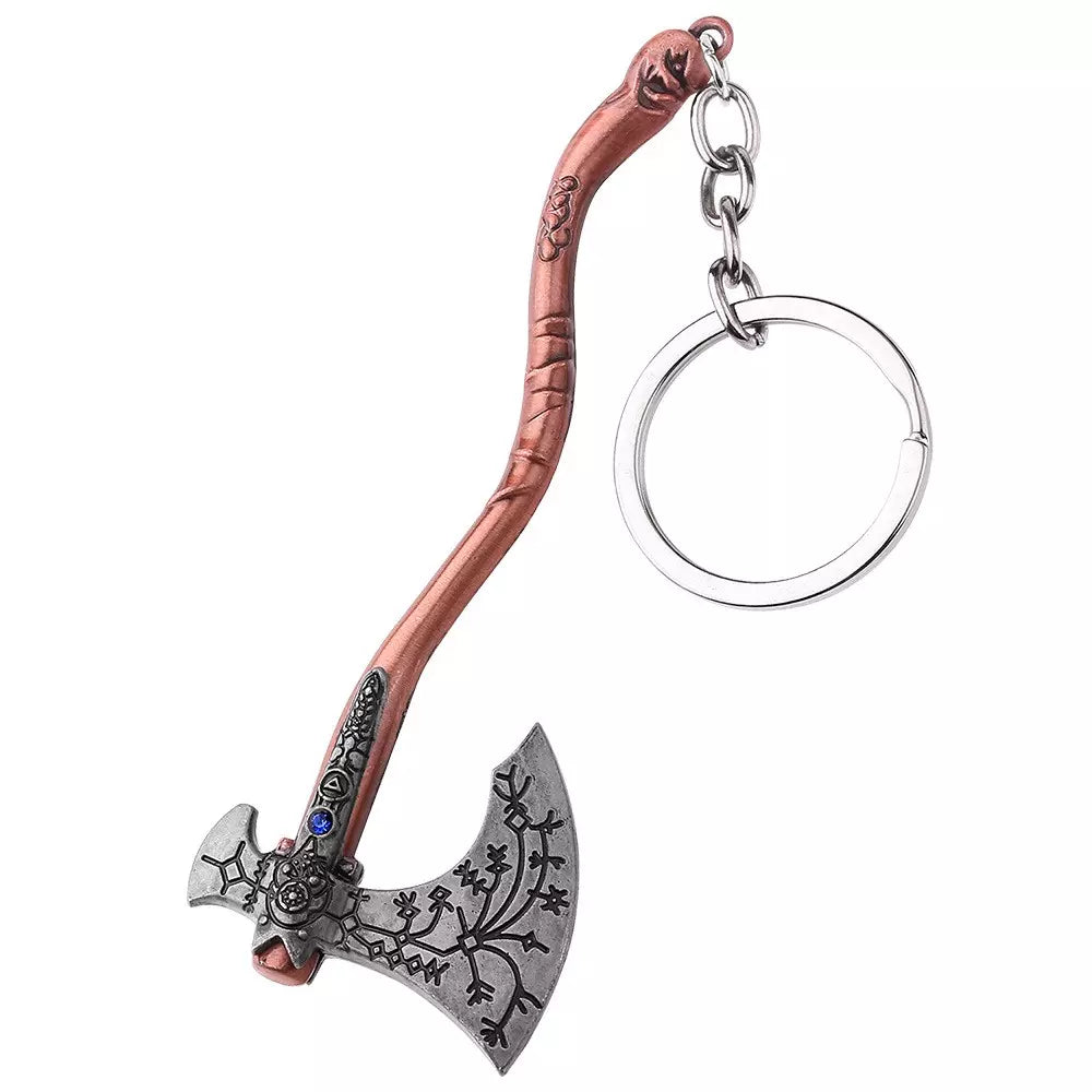 God of War Inspired Kratos Leviathan Axe Keychain